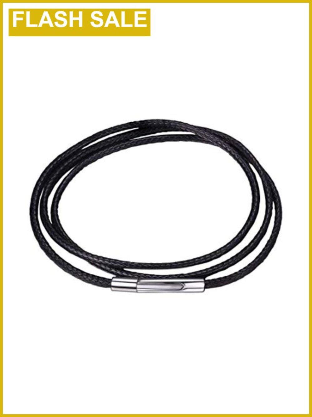 Unisex Wax Rope Necklace Cord 2mm Chain for Pendant